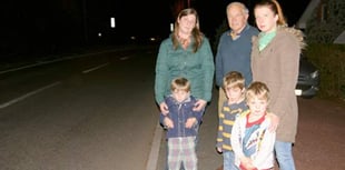 ‘Race track road’ protest