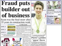 Tomorrow's Ivybridge & South Brent Gazette front page