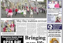 Tomorrow's Ivybridge & South Brent front page