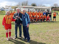 Duncan Stewart celebrates 50 years at South Brent FC
