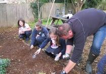 Idyllic location and willing community help Holbeton Primary School bloom