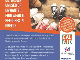 University student launches footwear donation campaign
