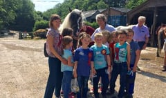 Chernobyl Children's Lifeline visits Erme Valley Riding for Disabled Group