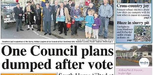 This week's Ivybridge and South Brent Gazette front page