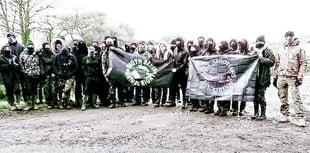 Protesters dismiss balaclava claims