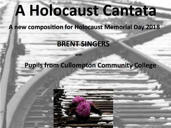 Brent Singers will take part in Holocaust Memorial Day event