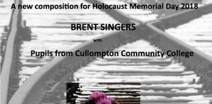 Brent Singers will take part in Holocaust Memorial Day event