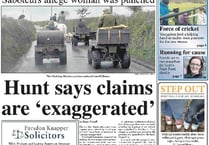 This week's Ivybridge and South Brent Gazette front page