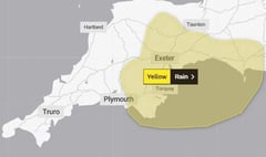 South Hams weather: Met Office issues two yellow warnings for heavy rain