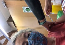 Council leader gets first vaccination