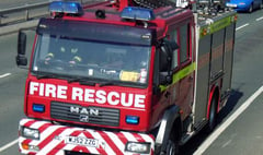 Residents evacuated after fire engulfs house