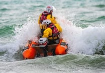 Multiple lifeboat crews called out to rescue pair caught short by tides