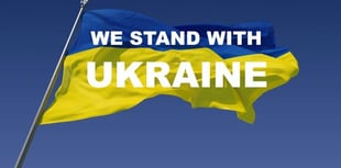 Modbury residents gather to show support for Ukraine