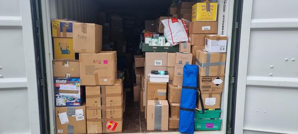 Some of the items collected for Ukraine