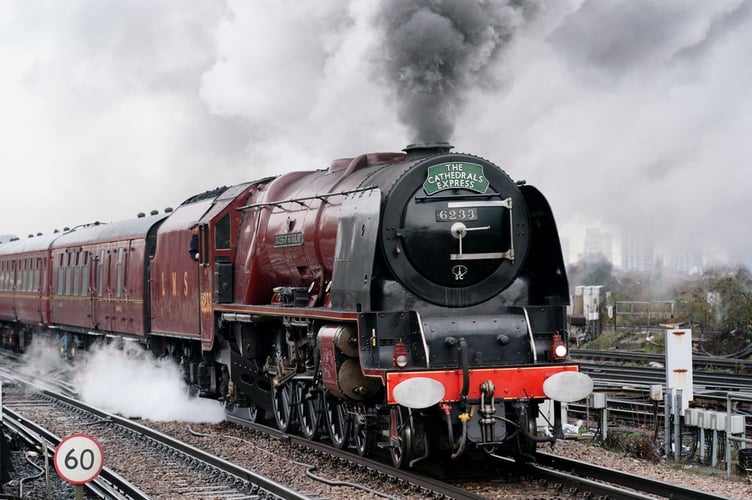 The LMS 46233 Duchess of Sutherland 