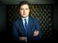 Totnes MP Anthony Mangnall speaks to the South Hams Society