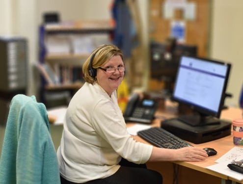 Citizens Advice volunteer at work