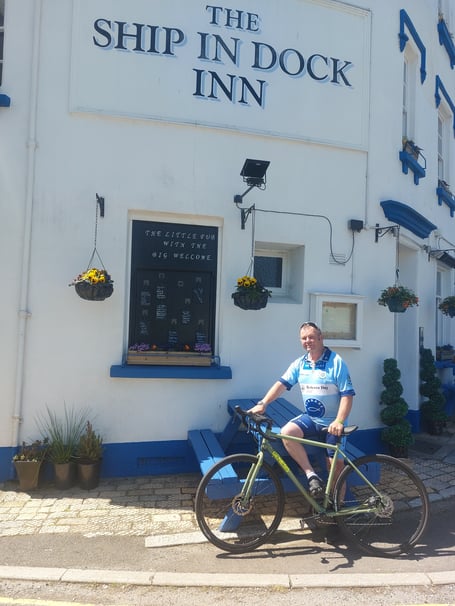 Dartmouth charity cyclist Barry Azzopardi