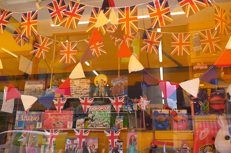 The Trading Post Kingsbridge Jubilee display