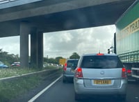 Accident causes congestion on the A38