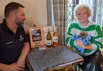 Mr Snufflepig sniffs out charity wine