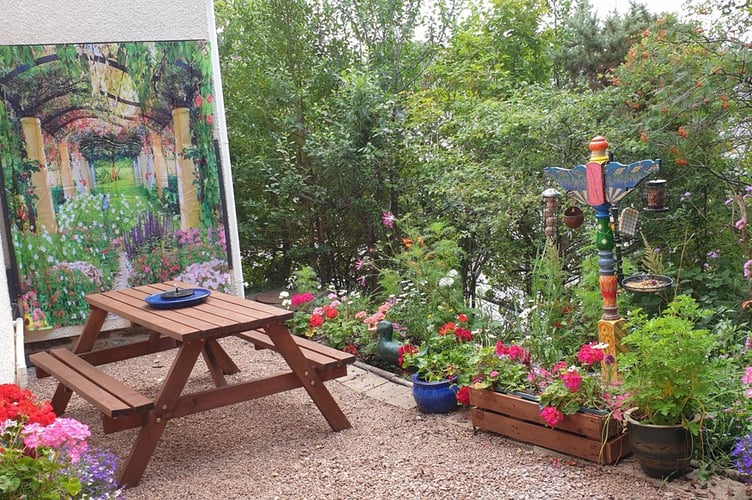 Ambulance garden transformation