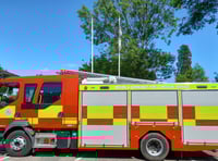 Milk tanker fire tackled on Totnes farmland