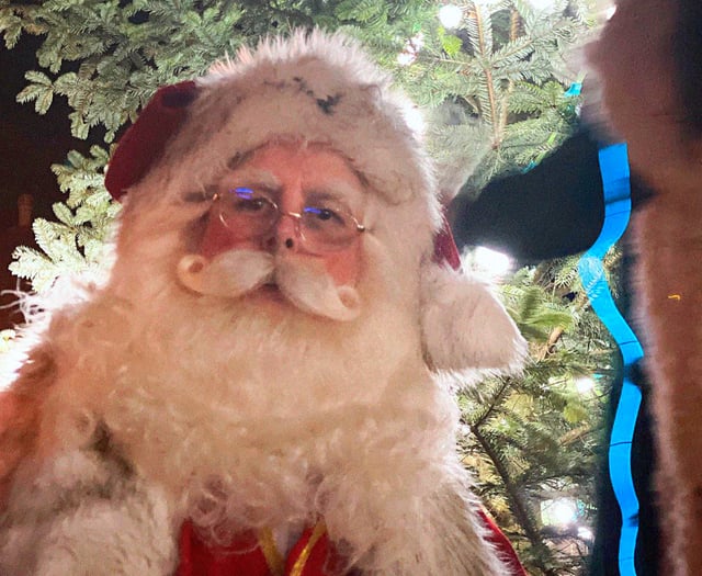 Merriment as town lights up for Christmas