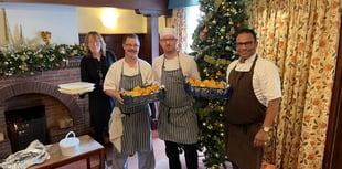 Christmas cream tea party