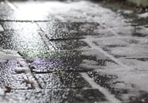 Dangerous ice, take care on the roads this morning