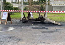 Two males interviewed in connection with Bandstand fire