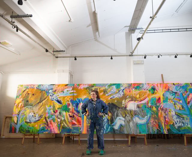 Talented artist stages colourful exhibition