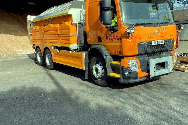 National Highways plea to give gritters extra space
