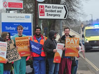 WATCH: Devon junior doctors join  national strike action