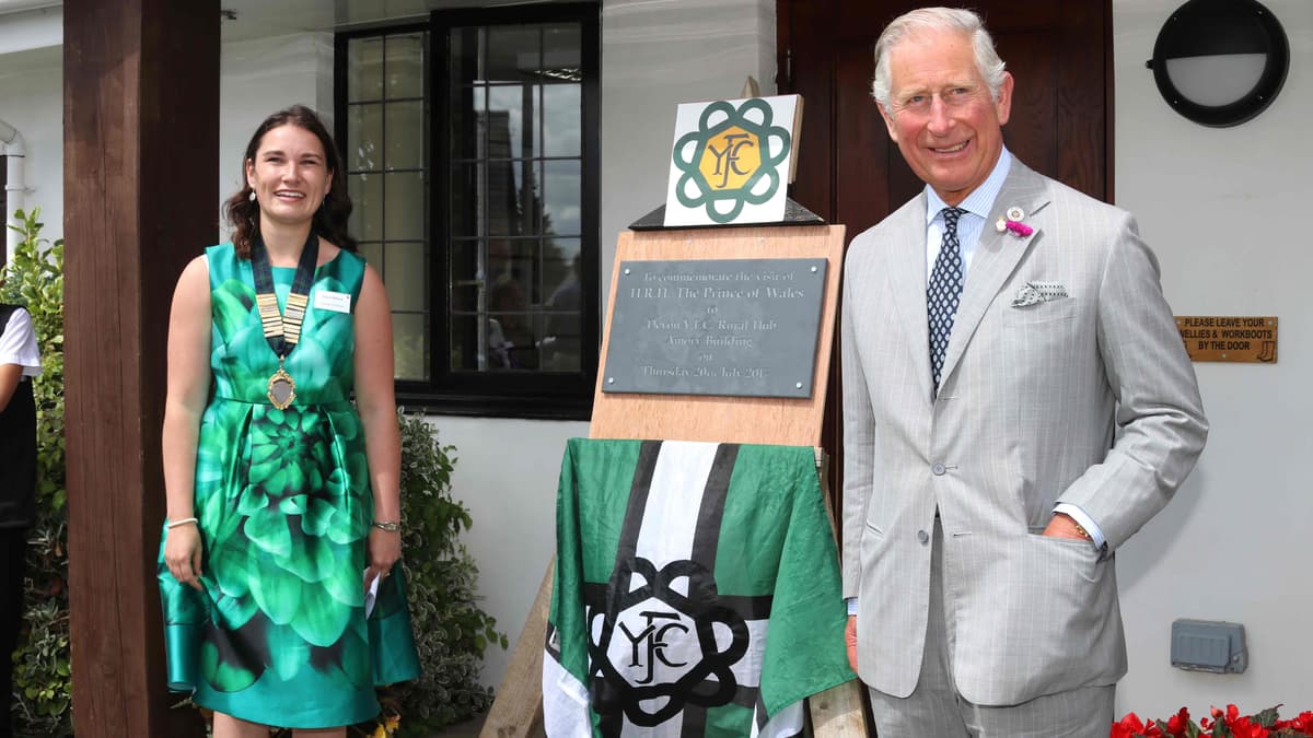 When the future King officially opened Devon YFC's Rural Hub 
