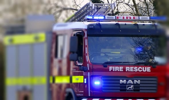 Car fire spreads to house