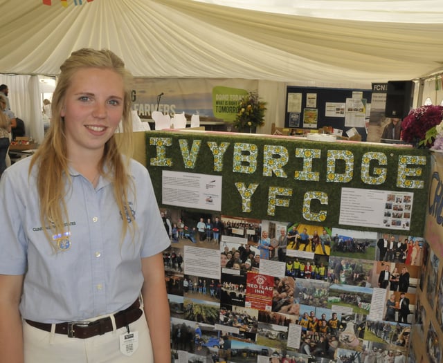 Ivybridge Young Farmers created a great display at Devon County Show