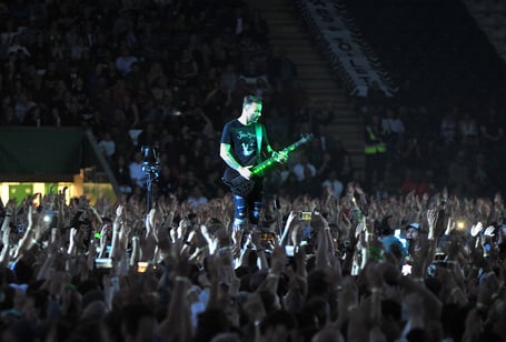 MDA270523D_SP002 Photo: Steve Pope
Teignmouth global rockers Muse brought their Will of The People world tour to Devon on Saturday May 27 with a sell-out performance at Plymouth Argyle's  Home Park football stadium.