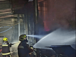 ICYMI: Fire station releases images of barn fire in Kingston 