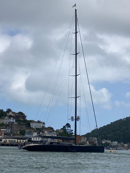 The superyacht Ngoni