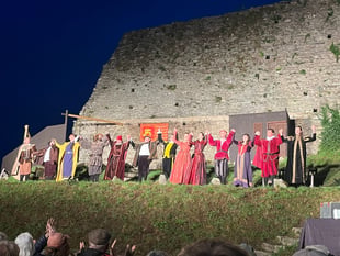 Stars shine during The  Merchant of Venice 