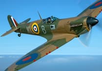Unique Spitfire flight over South Devon