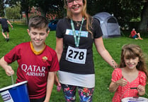 Hat-trick run for fundraiser Vicky