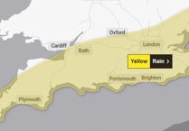 Yellow weather warning for South Hams