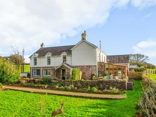 Former farmhouse for sale comes with panoramic countryside views