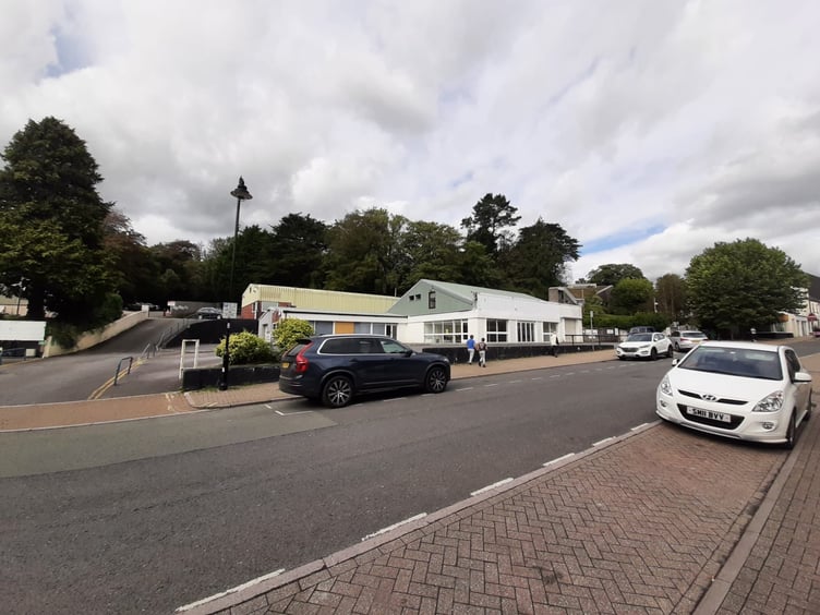 The site of the proposed plans