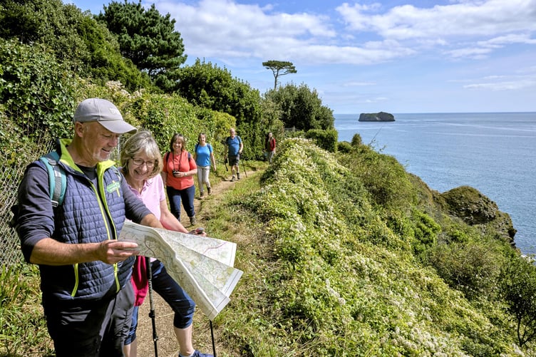 Walking on the English Riviera