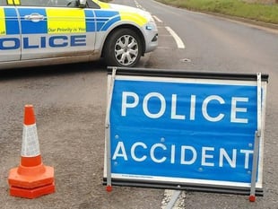 Crash forces road closure