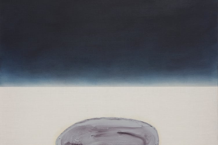 Hanna Luxton-Dream Pool_oil on ivory linen