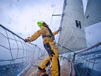 Two non-professional sailors complete race